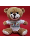 Mey İthalat® Tişörtlü Kahverengi Peluş Ayıcık
