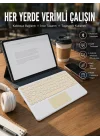 Mey İthalat® Touchpad Uyumlu Bluetooth Klavye Slim Kablosuz Wifi Q Klavye