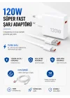 Mey İthalat® Turbo 120W Hızlı Şarj Cihazı Type-C Kablolu