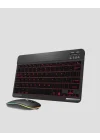 Mey İthalat® Türkçe Q Klavye RGB Işıklı Ergonomik Tasarımlı