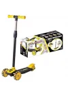 Mey İthalat®  Twist Led Işıklı 3 Tekerlekli Scooter Sarı