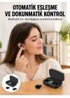 Mey İthalat® TWS Bluetooth Kulaklık 5.0 Bluetooth Bağlantılı Dokunmatik Kontrol Özelliği Yeni Nesil