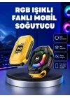Mey İthalat® Type-C Girişli AI Modlu Yüksek Performanslı Telefon Soğutucu Yeni Nesil