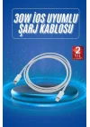 Mey İthalat® Type-C Ligtning 30W İOS Şarj Kablosu Hızlı Şarj Kablosu