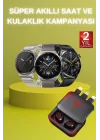 Mey İthalat® Ucuz Kaliteli Akıllı Saat ve Powerbank Bluetooth Kulaklık 5.1 Stereo ANC Özelliği