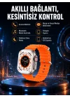 Mey İthalat® Ultra Akıllı Saat 49 Mm Çift Kordonlu Arama Cevaplama Bluetooth Bağlantılı