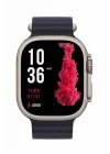 Mey İthalat® Ultra Akıllı Saat 49 Mm Çift Kordonlu Arama Cevaplama Bluetooth Bağlantılı
