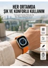 Mey İthalat® Ultra Max Kordon Kilitli Akıllı Saat Amoled Ekran Titreşimli Çağrı Cevaplayabilen