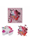 Mey İthalat® Unicorn Şekilli 3 Katlı Makyaj Güzellik Seti