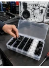 Mey İthalat® Universal Araç Döşeme Klipsi ve Tampon Sabitleme Pimi Seti 100 Parça Organizer Kutulu
