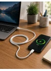 Mey İthalat® USB-A to Type-C Şarj Kablosu 2 Metre Uzun Kablo