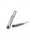 Mey İthalat® USB C Çoklu Port Adaptör HDMI USB Ethernet SD Kart Hub