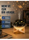 Mey İthalat® USB Projeksiyon Gece Lambası ve Hava Nemlendirici – Aromaterapi Destekli, Taşınabilir Mini