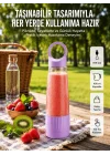Mey İthalat® USB Şarjlı Taşınabilir Smoothie Blender 400 ml