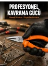Mey İthalat® Uzun İnce Çeneli Profesyonel Kargaburun Dayanıklı Çelik El Aleti