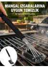 Mey İthalat® Uzun Saplı Izgara Temizleme Fırçası Çelik Telli Yeni Nesil