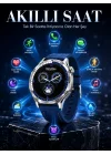 Mey İthalat® AMOLED Ekranlı Bluetooth Akıllı Saat 3 Kordonlu Uzun Pil Ömürlü