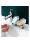 Mey İthalat® Vantuzlu Su Giderli Sabunluk