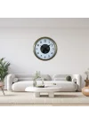 Mey İthalat® Vintage 60 Cm Çarklı Modern Duvar Saati