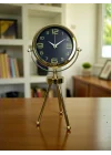 Mey İthalat® Vintage Prestige Üç Ayaklı Metal Masa Saati