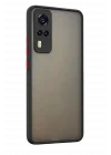 Mey İthalat®  Vivo Y53S Kılıf Montreal Silikon Kapak - Siyah