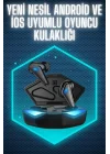 Mey İthalat® Wireless Gaming Kulaklık Mikrofonlu Bluetooth  Kulaklığı