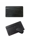 Mey İthalat® Wireless Klavye Mouse Seti Bluetooth Bağlantılı İnce Tasarım Sessiz Kullanım