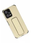Mey İthalat®   Poco X5 5G Kılıf Mega Standlı Silikon - Gold