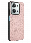 Mey İthalat®  Xiaomi Redmi 15C 4G Bright Simli Kapak - Pembe