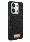 Mey İthalat®  Xiaomi Redmi 15C 4G Bright Simli Kapak - Siyah