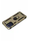 Mey İthalat®  Xiaomi Redmi Note 12 4G Kılıf Sofya Yüzüklü Silikon Kapak - Gold