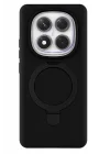 Mey İthalat®   Redmi Note 14 Pro 4G Regal Magsafe Standlı Kapak - Siyah