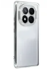 Mey İthalat®   Redmi Note 14 Pro Plus Kılıf  Lensli Silikon - Gümüş