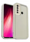 Mey İthalat®   Redmi Note 8 Kılıf Viera Silikon - Krem