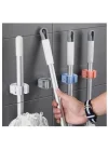 Mey İthalat® Yapışkanlı Pratik Mop Tutucu 4 Adet Beyaz