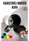 Mey İthalat® Yazılı Kupa Kendi Kendini Karıştıran Mikser Kupa Termos Bardak