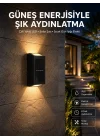 Mey İthalat® Yeni Model Solar Çift Taraflı Duvar Lambası Dekoratif Duvar Lambası