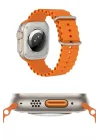 Mey İthalat® Yeni Nesil 3 Kordonlu Kol Saati 49 MM Amoled Ekran Akıllı Saat