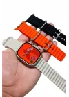 Mey İthalat® Yeni Nesil 3 Kordonlu Kol Saati 49 MM Amoled Ekran Akıllı Saat