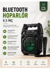 Mey İthalat® Yeni Nesil 6.5 İnç Bluetooth Hoparlör Mikrofonlu Taşınabilir Ses Sistemi