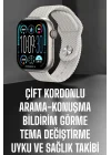 Mey İthalat® Yeni Nesil Akıllı Saat Arama Cevaplama GPS Takibi Adımsayar NFC Özelliği