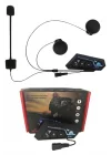 Mey İthalat® Yeni Nesil Dinleme Ve Konuşma Özellikli Intercom Kask Kulaklığı 5.0 Bluetooth