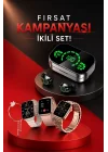 Mey İthalat® Yeni Nesil Kaliteli Akıllı Saat ve Kablosuz Bluetooth Kulaklık Yüksek Ses Kaliteli