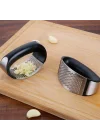 Mey İthalat®  Yeni Sarımsak Ezici Paslanmaz Çelik Garlic Press