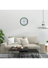 Mey İthalat® Yeşil Aura 36 Cm Standart Duvar Saati