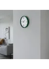 Mey İthalat® Yeşil Aura 36 Cm Standart Duvar Saati