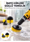 Mey İthalat® Yüksek Devirde Etkili Temizlik Sağlayan Matkap Ucu Fırça Seti