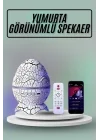 Mey İthalat® Yumurta Görünümlü Masa ve Gece Lambası Renk Değiştirebilen Projektör