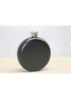 Mey İthalat® Yuvarlak Tekli Matara 5 Oz Siyah
