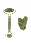 Mey İthalat® Yüz Masaj Aleti Roller ve Gua Sha 2li Set